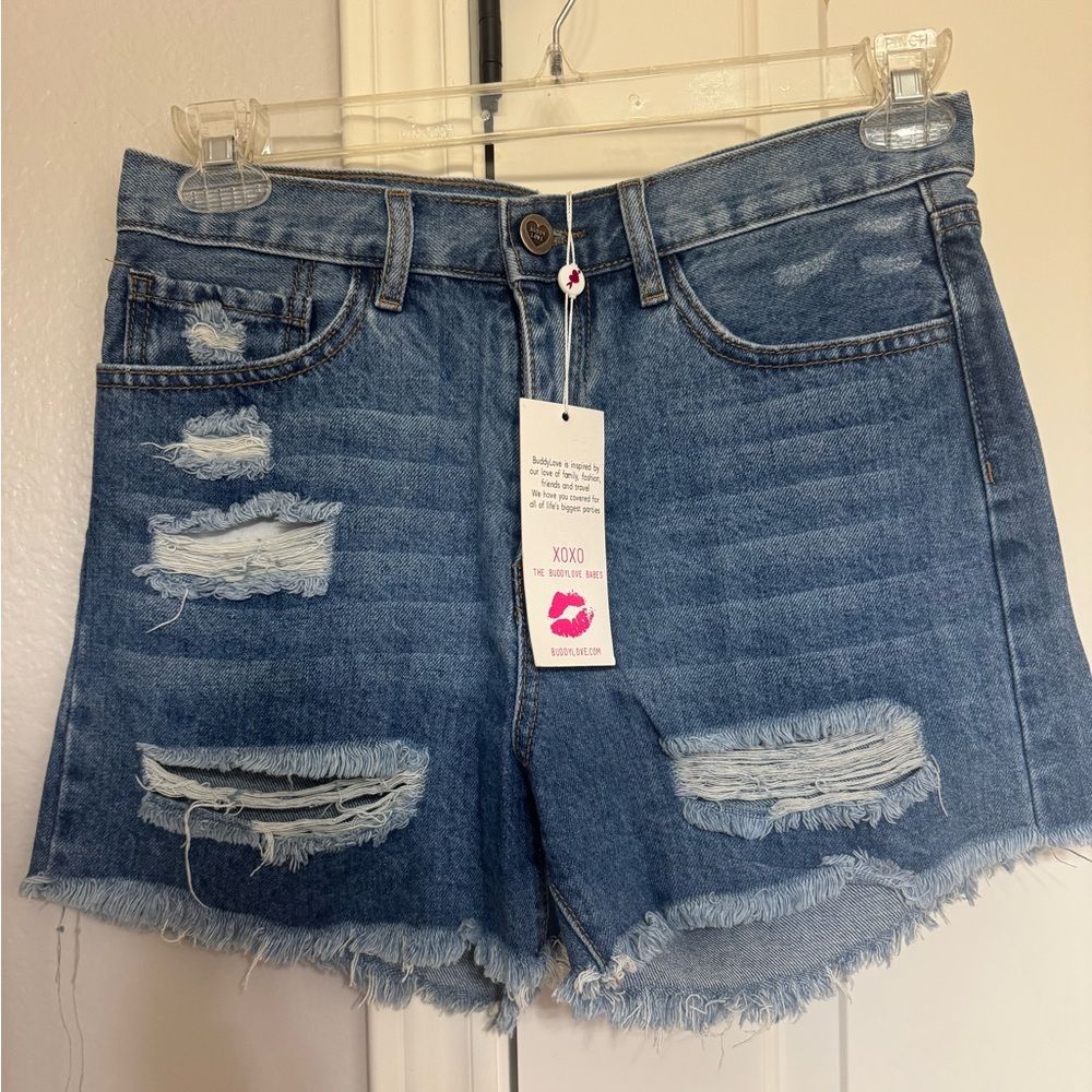 Buddy Love Classic Blue Jean Shorts